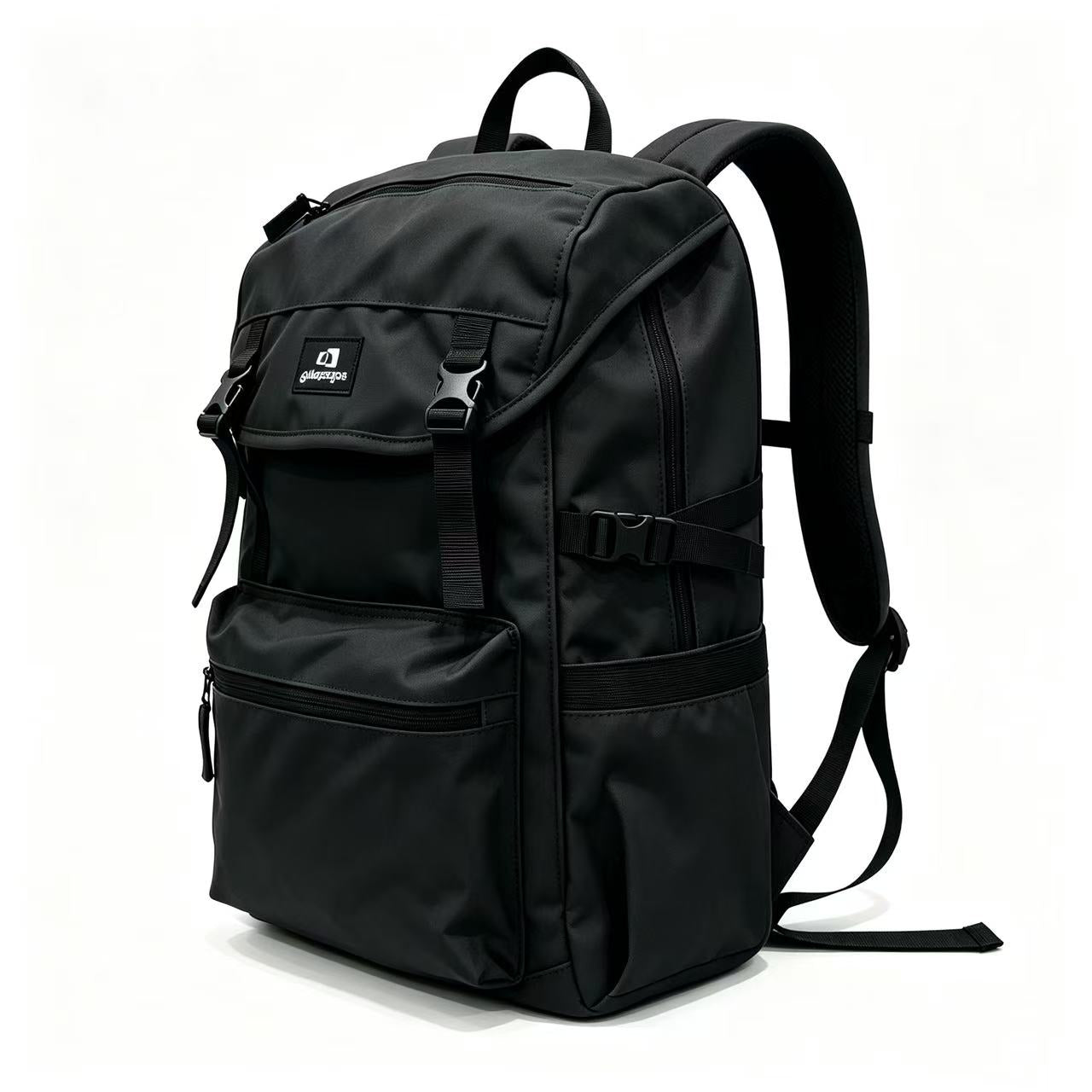 Flap‑Top Casual Backpack, Large Capacity Daypack