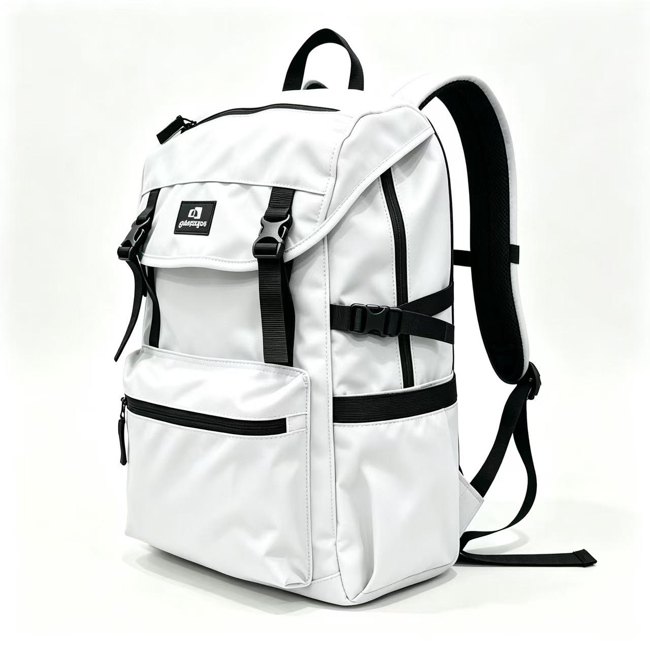 Flap‑Top Casual Backpack, Large Capacity Daypack