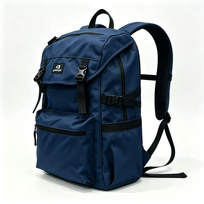 Flap‑Top Casual Backpack, Large Capacity Daypack