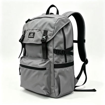 Flap‑Top Casual Backpack, Large Capacity Daypack