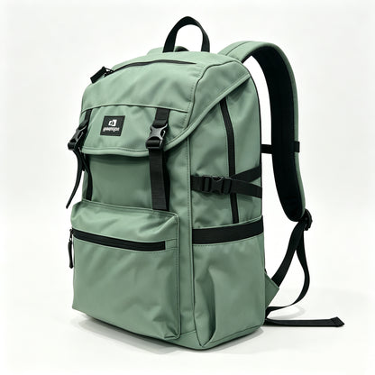 Flap‑Top Casual Backpack, Large Capacity Daypack