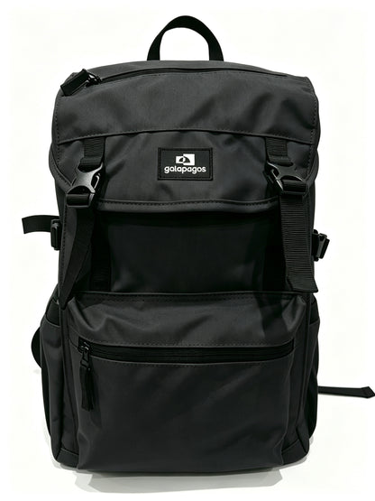 Flap‑Top Casual Backpack, Large Capacity Daypack