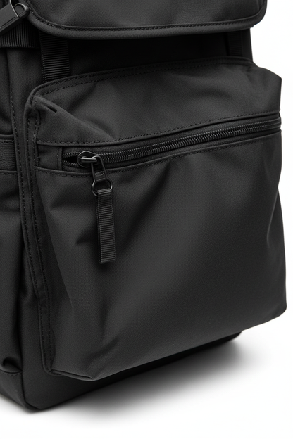 Flap‑Top Casual Backpack, Large Capacity Daypack