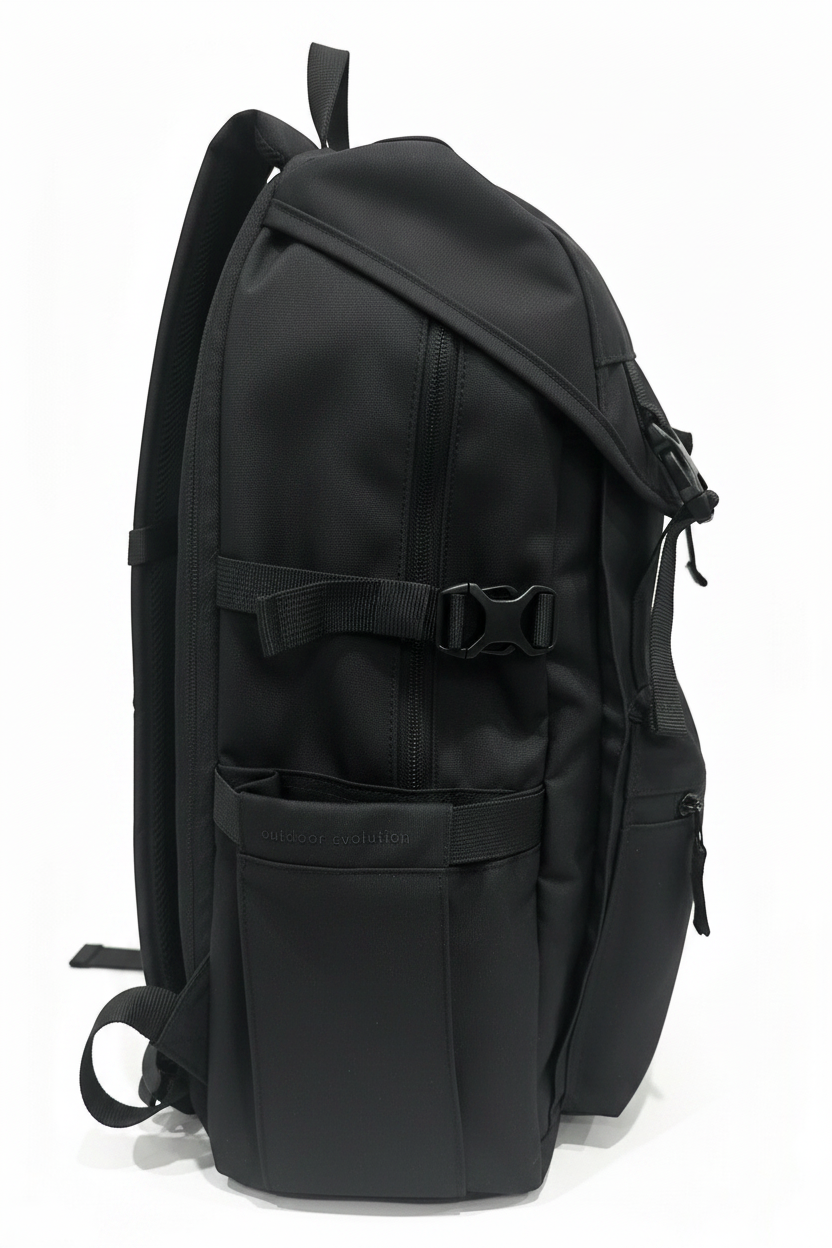Flap‑Top Casual Backpack, Large Capacity Daypack